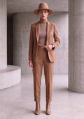 Giacca punto milano e pantalone dritto tasca america