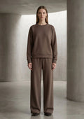 Felpa basic con pantalone