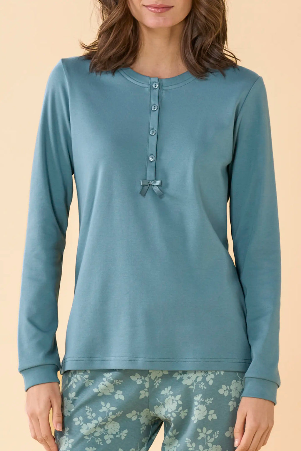 Pigiama donna invernale in caldo cotone articolo Prince