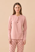 Pigiama donna invernale in caldo cotone felpato articolo Funny & Tartan