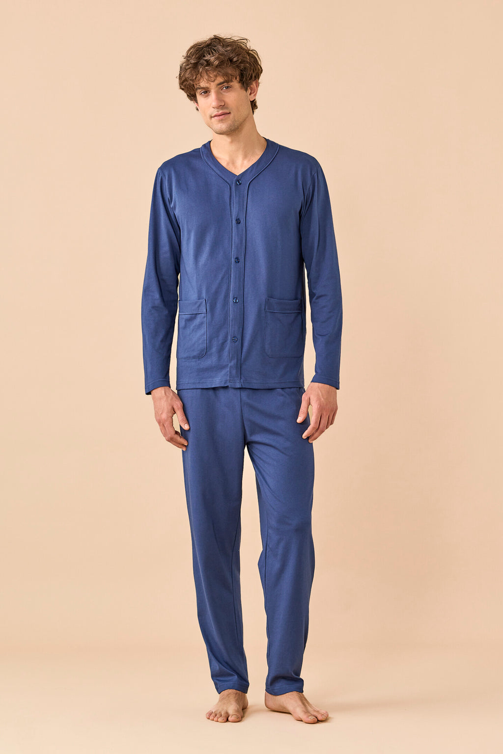 Pigiama uomo jersey invernale Timeless
