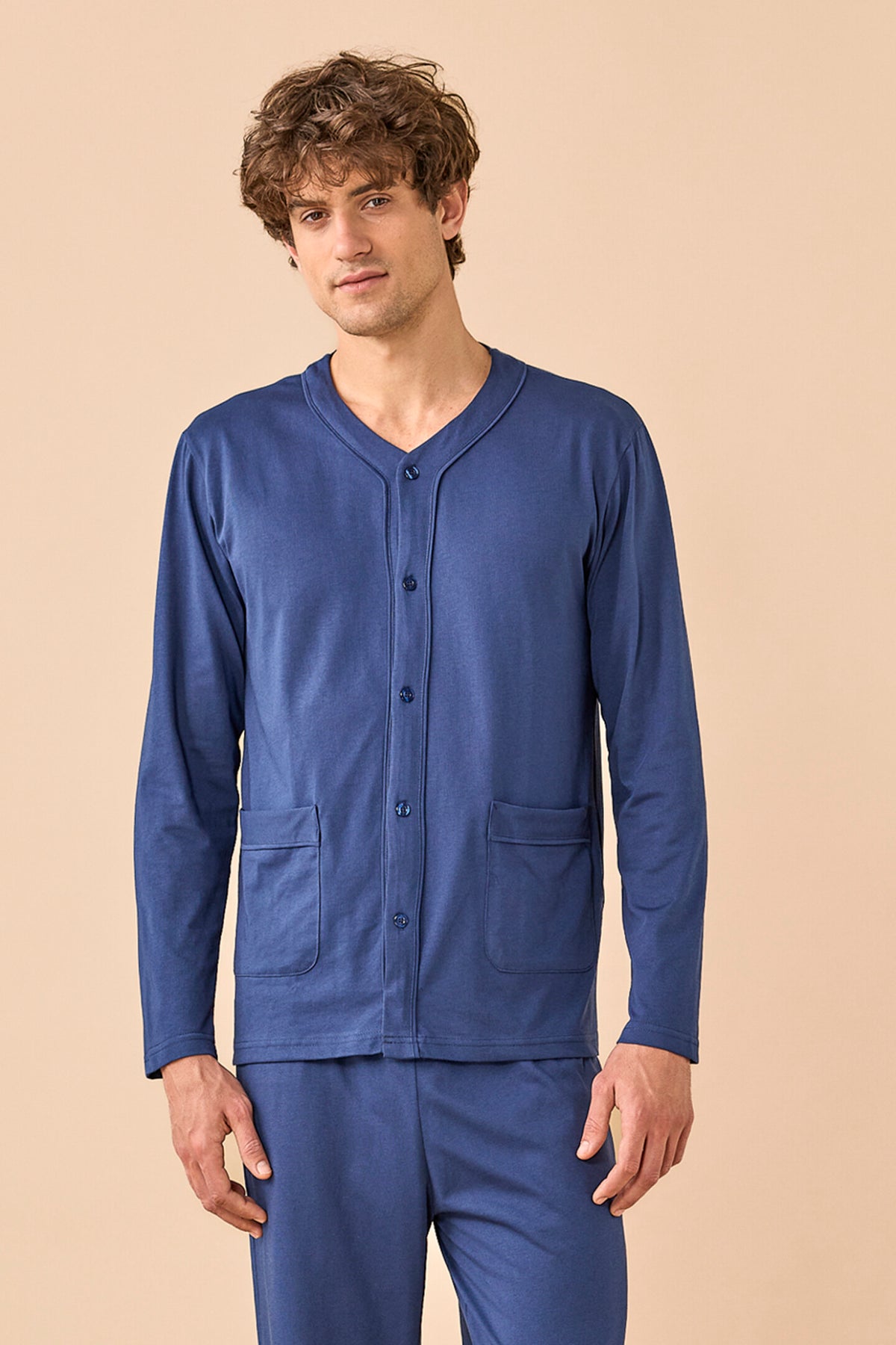 Pigiama uomo jersey invernale Timeless