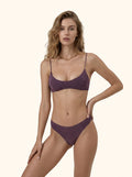 Top Fisso Donna Me Fui Bordeaux
