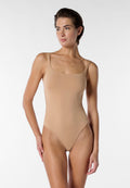 Body Spallina Stretta in Eco-Microfibra Elasticizzata Skinwear