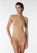 Body Spallina Stretta in Microfibra Elasticizzata Skinwear