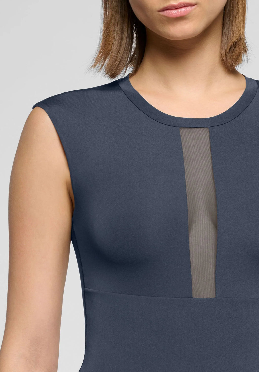 Body Smanicato in Microfibra Elasticizzata Skinwear