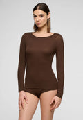 Maglia Manica Lunga in Micromodal e Cashmere Perfect Cashmere
