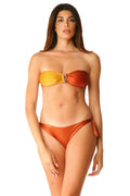 Bikini fascia strass Bicolor