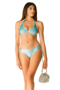 Bikini Americano strass ferretto oro Ibiza Blue